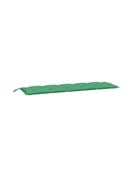 vidaXL Wasserdicht Gartenbankkissen Green 180x50cm. 314973