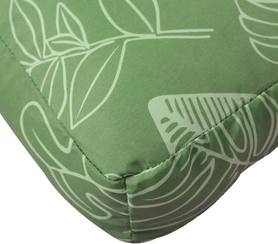 vidaXL Garden Chair Cushion with Backrest Green 2 Pieces 50x50cm