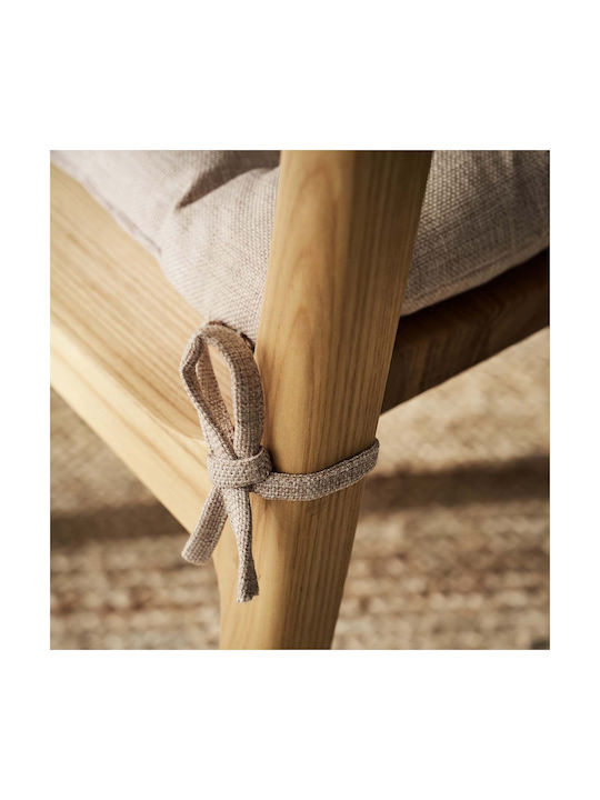 Gofis Home Garden Chair Cushion Beige 40x40cm