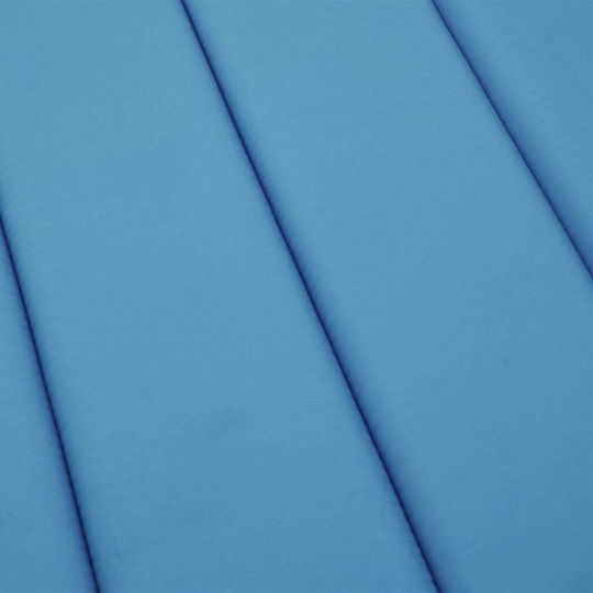 vidaXL Blue Sunbed Cushion with Backrest 200x70cm