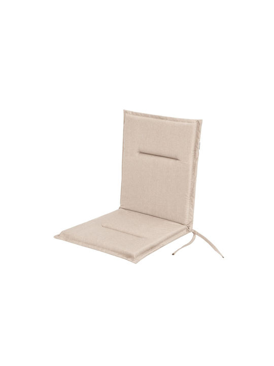 Μαξιλάρι Καρέκλας Κήπου με Πλάτη Beige 45x96εκ.