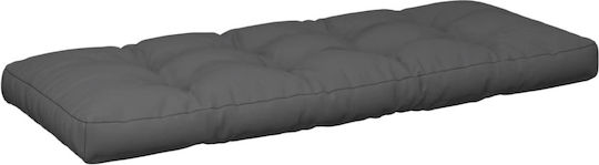 vidaXL Sofa Pallet Cushion With Backrest Anthracite 2 Pieces