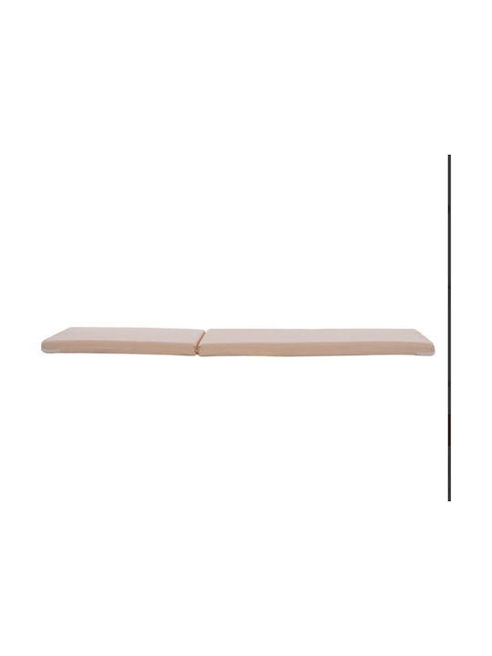 Freebox Sunbed Cushion with Backrest Chios Beige 192x59cm