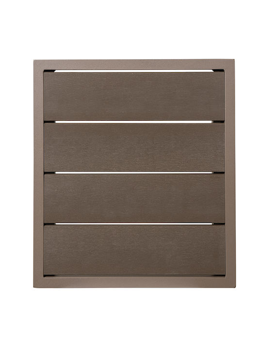 Tisch Stabil Brown 134x74x72cm