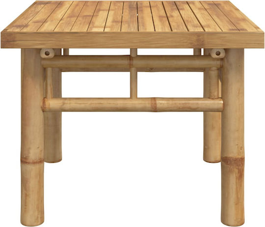 Masa Masa de lounge pentru spații exterioare mici de bambus 45x45x35buc