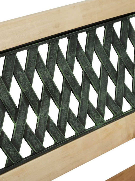 Bench Outdoor Metal Gray 124x74x43cm