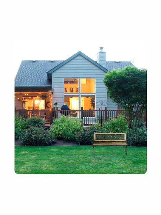 Bench Outdoor Metal Gray 124x74x43cm