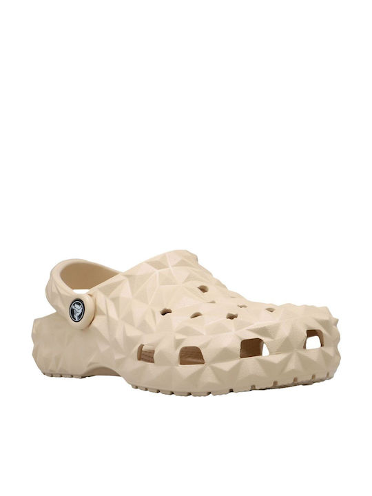 Crocs Classic Geometric Clog Women's Clogs Beige