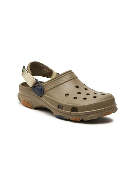 Crocs Classic All Terrain Ανδρικά Ανατομικά Σαμπό Khaki