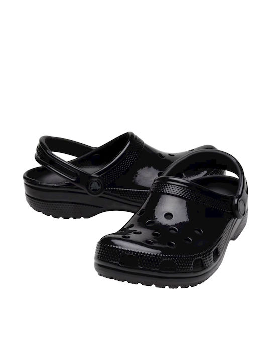 Crocs Classic Σαμπό Μαύρα
