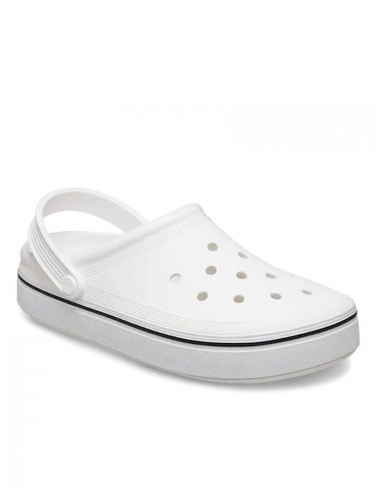 Crocs Off Court Σαμπό Λευκά