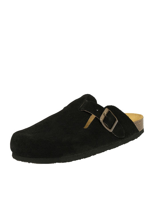 Blogg Anatomical Leather Women's Slippers Black