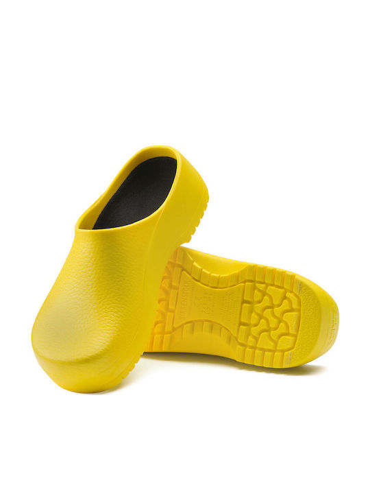 Birkenstock Super Birki Ανατομικά Σαμπό Κίτρινα