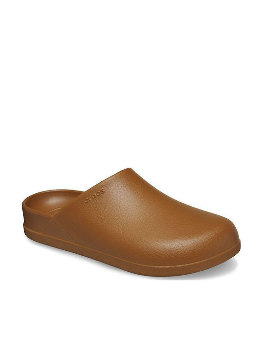 209366-21N Dylan Clog Τσοκαρο Crocs - Cognac - Λαστιχο