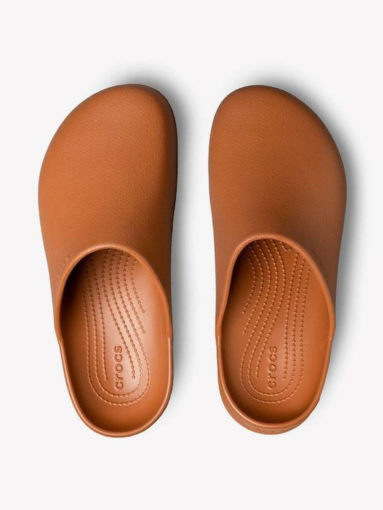 209366-21N Dylan Clog Τσοκαρο Crocs - Cognac - Λαστιχο