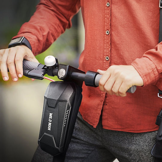 Partner Tele Wildman Scooter Holder Βag 2L Τσάντα για Ηλεκτρικό Scooter σε Μαύρο Χρώμα WSH2L