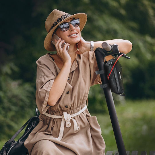 Partner Tele Wildman Scooter Holder Βag 2L Τσάντα για Ηλεκτρικό Scooter σε Μαύρο Χρώμα WSH2L