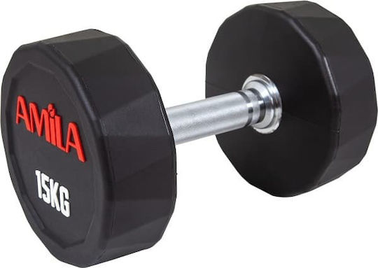 AMILA Polygon Series Βαράκι Δεκάγωνο Λαστιχένιο 1 x 4kg