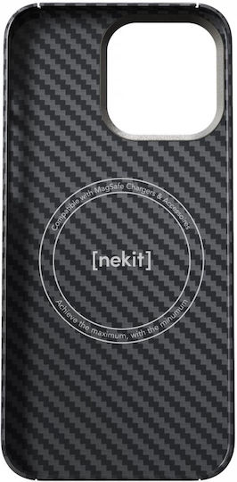 Nekit Umschlag Rückseite Aramid Fiber 1mm Schwarz (iPhone 14 Pro)
