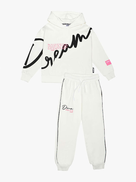 Sprint Kids Sweatpants Set offwhite