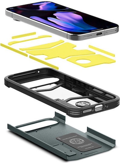 Spigen Tough Armor Back Cover Μεταλλικό 1.2mm Abyss Green (Google Pixel 9 / 9 Pro)