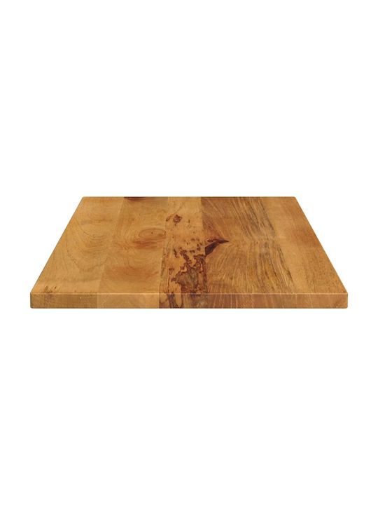 vidaXL Rectangular Table Surface made of Solid Wood Mango 70x60x2.5cm 371597 1pcs