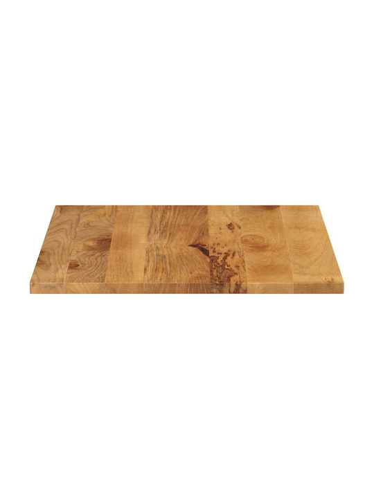 vidaXL Square Table Surface made of Solid Wood Mango 80x80x2.5cm 371610 1pcs