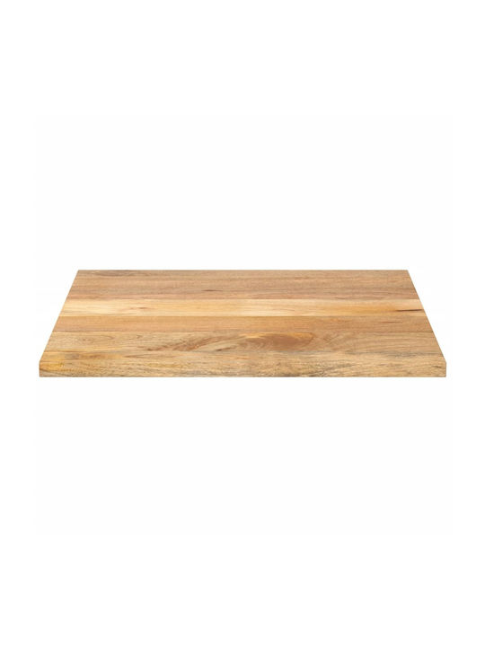vidaXL Square Table Surface made of Solid Wood Mango 80x80x2.5cm 371480 1pcs