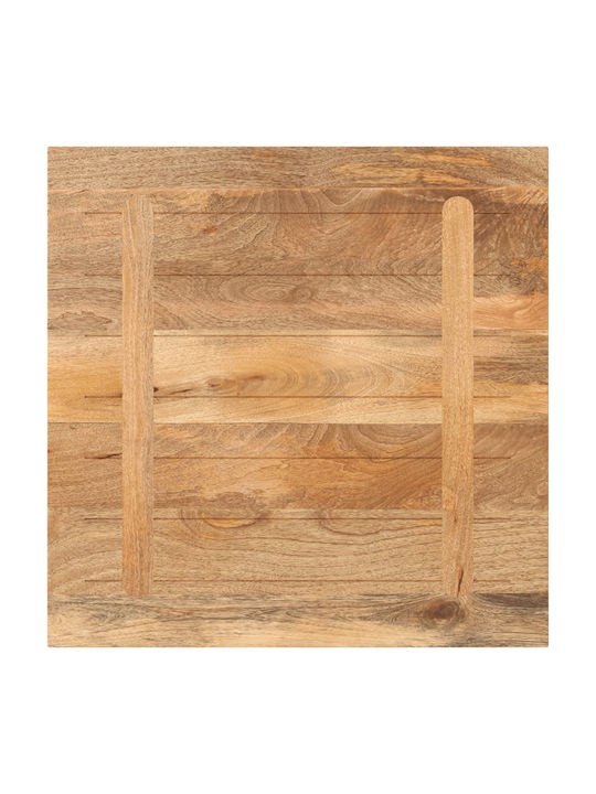 vidaXL Square Table Surface made of Solid Wood Mango 80x80x2.5cm 371480 1pcs