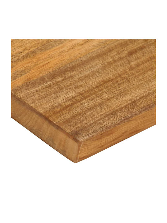 vidaXL Rectangular Table Surface made of Solid Wood Brown 40x30x3.8cm 370570 1pcs