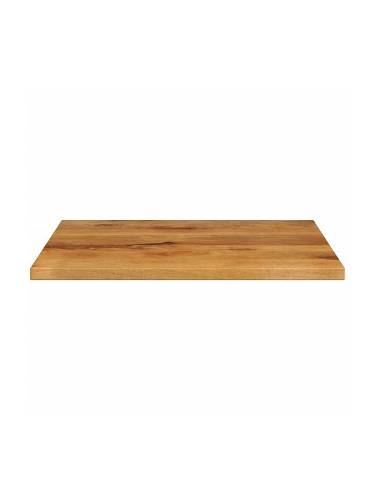 vidaXL Square Table Surface made of Solid Wood Mango 70x70x2.5cm 371604 1pcs