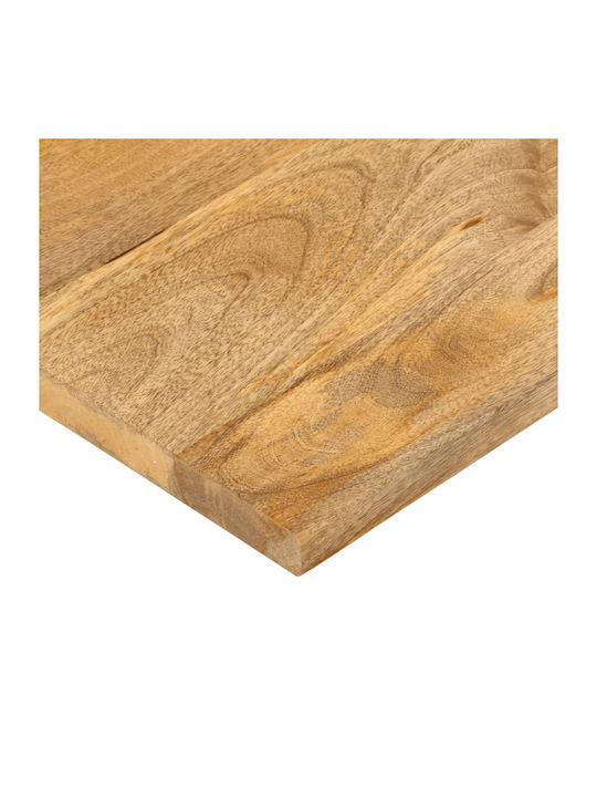 vidaXL Square Table Surface made of Solid Wood Mango 80x80x3.8cm 371545 1pcs