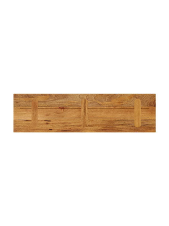 vidaXL Rectangular Table Surface made of Solid Wood Mango 100x20x2.5cm 371556 1pcs