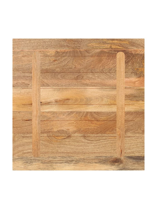 vidaXL Square Table Surface made of Solid Wood Mango 70x70x3.8cm 371539 1pcs