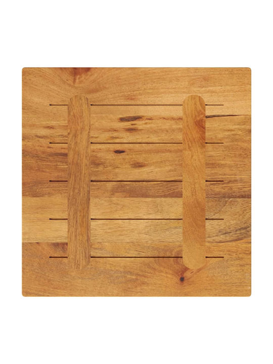 vidaXL Square Table Surface made of Solid Wood Mango 40x40x2.5cm 371574 1pcs