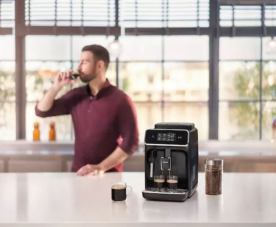 Philips Series 2200 Automatic Espresso Machine 1500W 15bar Pressure with Grinding Mill Grey EP2224/10