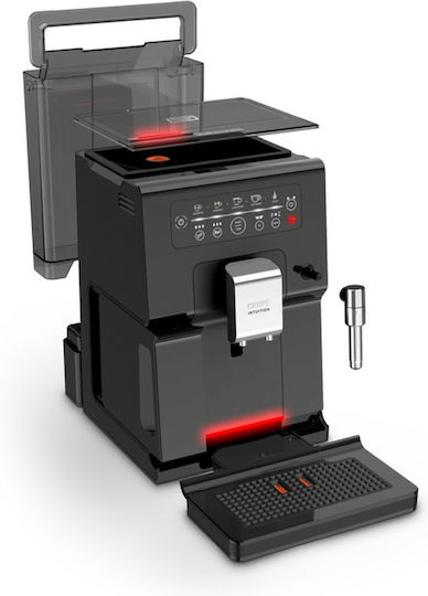 Krups Intuition Automatische Espressomaschine 1450W Druck 15bar mit Mahlwerk Schwarz