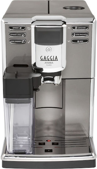 Gaggia Anima Class Automatic Espresso Coffee Machine 1500W Pressure 15bar for Cappuccino with Grinder Black RI8759/01