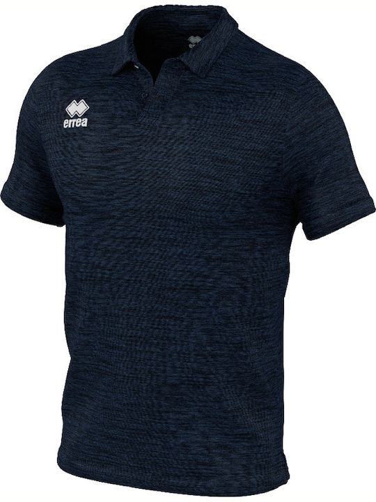 Errea Men's Short Sleeve Blouse Polo Navy Blue