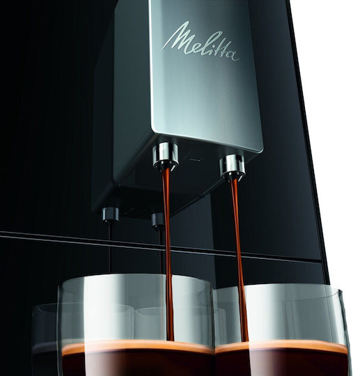Melitta Caffeo Solo E950-101 Automatic Espresso Coffee Machine 1400W Pressure 15bar with Grinder Black 950-101