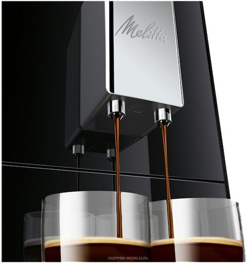 Melitta Caffeo Passione OT F53/1-102 Automatic Espresso Machine 1450W Pressure 15bar for Cappuccino with Grinder Black