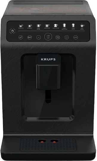 Krups Evidence Eco-Design Automat Espressoare 1450W Presiune 15bar cu Râșniță Neagră EA897B10
