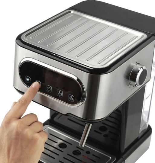 Gorenje ESCM15DBK Espressoare 1100W Presiune 15bar Argintie 737434