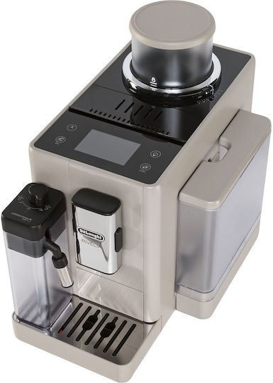 De'Longhi Rivelia Automatic Espresso Machine 1450W Pressure 19bar for Cappuccino with Grinder Beige