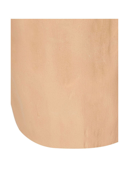 Beliani Dekorative Keramikvase Orange