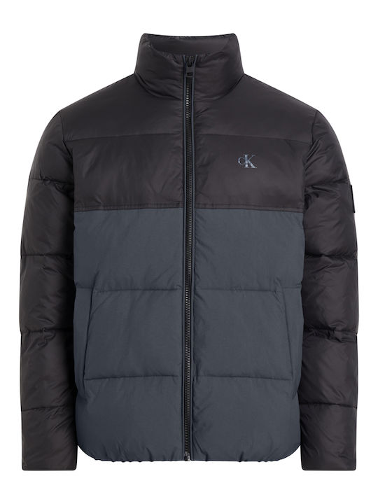 Calvin Klein Herren Jacke Lässig Blau