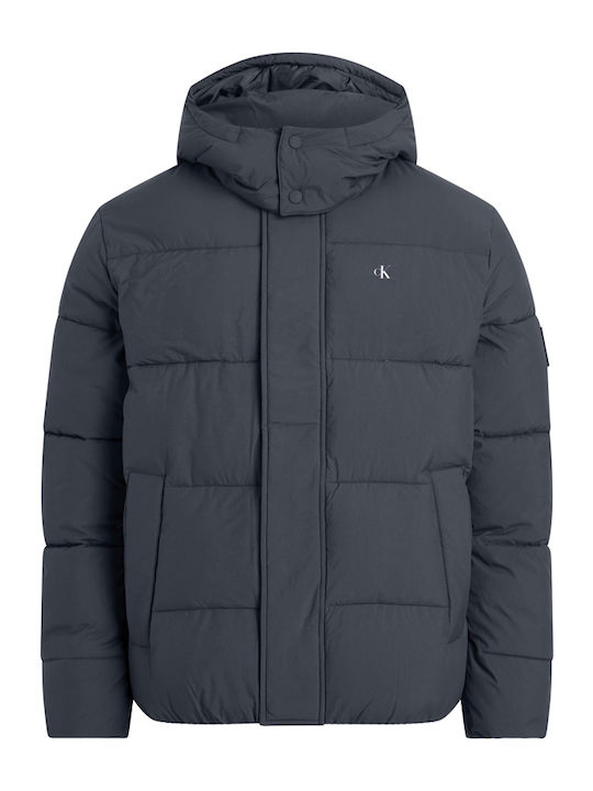 Calvin Klein Essentials Herren Jacke Lässig Blau