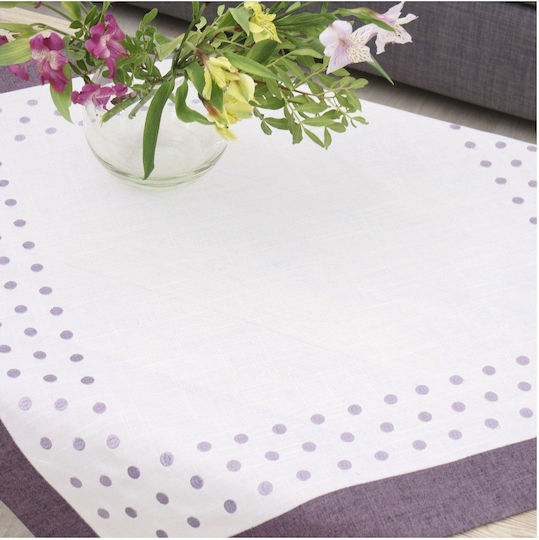 Dimeco Tablecloth Purple 140x180cm