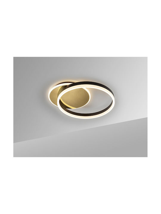 Oriel Таванно осветление Златист с Вграден LED