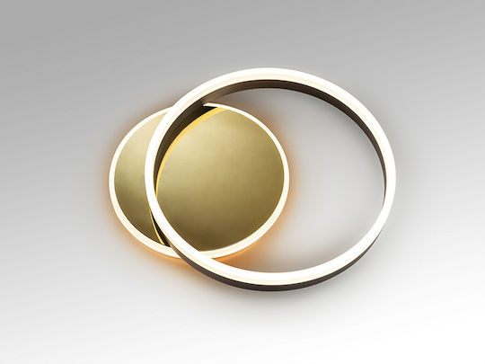 Oriel Deckenleuchte Gold mit Integrierter LED